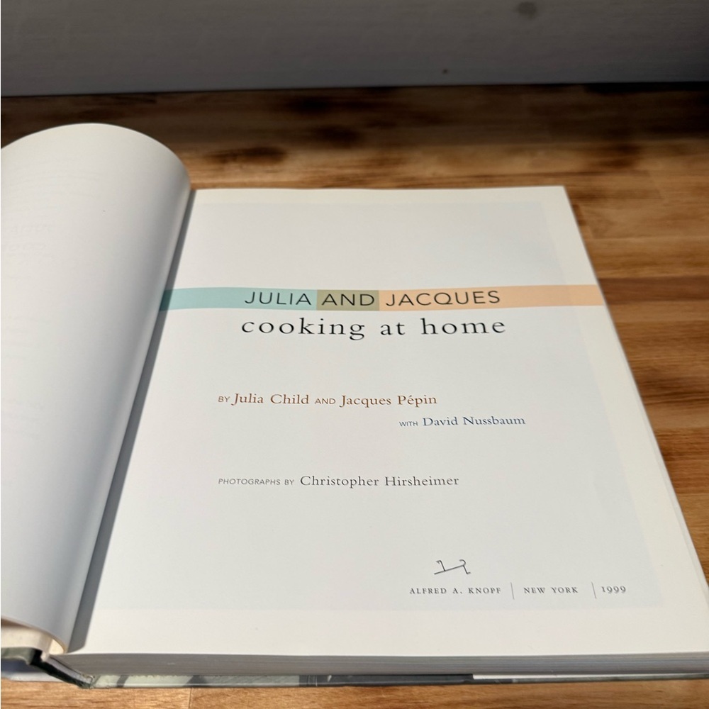 Julia and Jacques Cooking at Home Cookbook - Picture 4 of 6